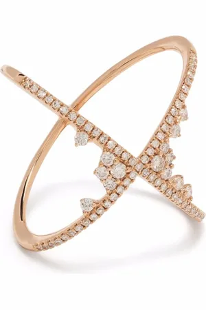 DJULA Anillo Fairy Tale X en oro rosa de 18kt con diamantes