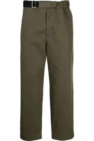 OAMC Pantalones capri con cinturón