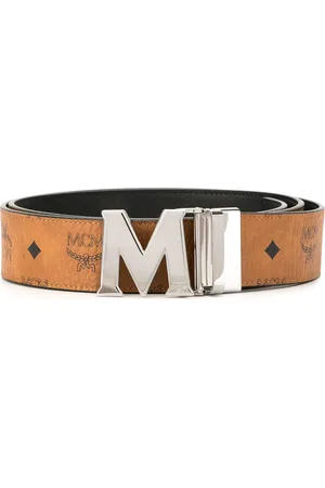 MCM Cinturón Claus con diseño reversible