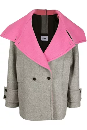 Msgm Abrigo con doble botonadura