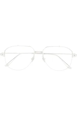 Cartier Lentes con armazón estilo piloto