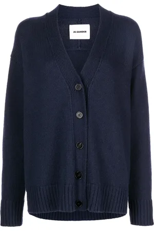 Jil Sander Cárdigan tejido con cuello en V