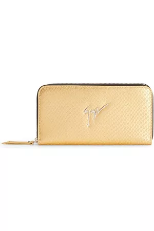 Giuseppe Zanotti Cartera Charlotte con efecto de piel de serpiente
