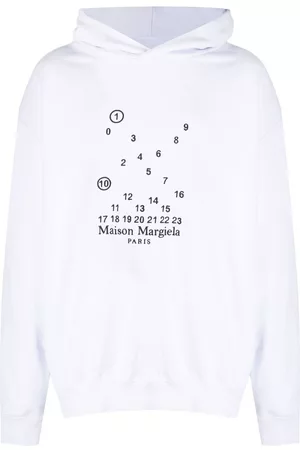 Maison Margiela Hoodie con logo bordado