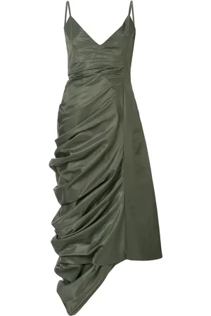 Y / PROJECT Vestido drapeado asimétrico
