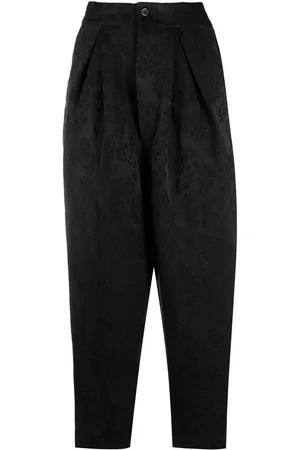 UMA WANG Pantalones tapered en jacquard