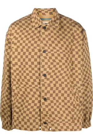 INCOTEX RED X FACETASM Sobrecamisa con estampado gráfico