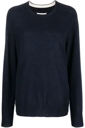 Maison Margiela Suéter con cuello redondo