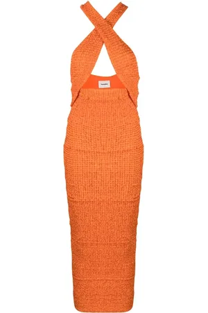 Nanushka Vestido texturizado ajustado