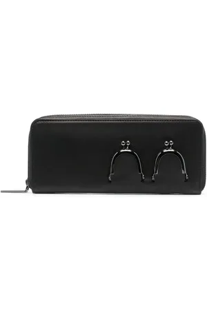 YOHJI YAMAMOTO Cartera continental con detalles
