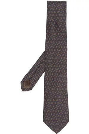 Church's Hombre Corbatas - Corbata de seda con motivo abstracto