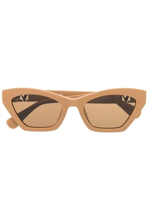 Max Mara Lentes de sol con armazón geométrica