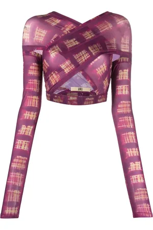 KNWLS Top con tiras cruzadas