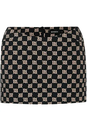 MISBHV Falda corta con logo estampado
