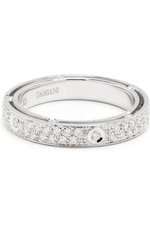 Damiani Anillo D.Side en oro blanco de 18kt con diamantes