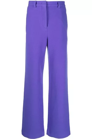 Msgm Pantalones de vestir con tiro alto