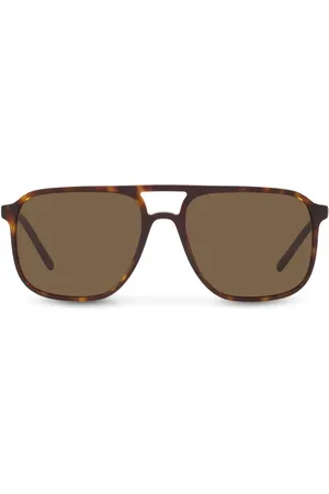 Dolce & Gabbana Lentes de sol con armazón oversize y logo