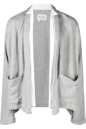 GREG LAUREN Cárdigan con diseño abierto en la parte delantera