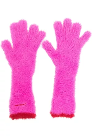 Jacquemus Guantes con logo bordado