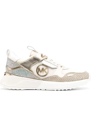 Michael Kors Tenis con placa del logo lateral
