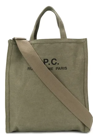 A.P.C. Tote con logo estampado