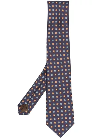 Church's Hombre Corbatas - Corbata de seda con motivo abstracto