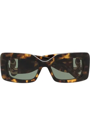 Stella McCartney Lentes de sol con cadena y armazón cuadrada