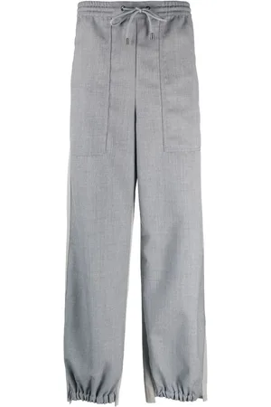 Etro Pantalones con pretina elástica y diseño de dos tonos