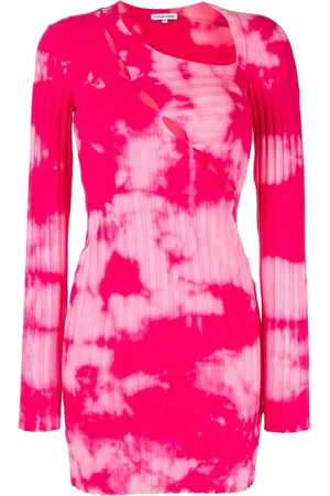 Cotton Citizen Vestido tejido con motivo tie dye