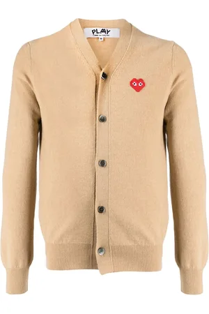Comme des Garçons Cárdigan con parche del logo