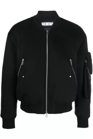 OFF-WHITE Chamarra bomber con eslogan estampado