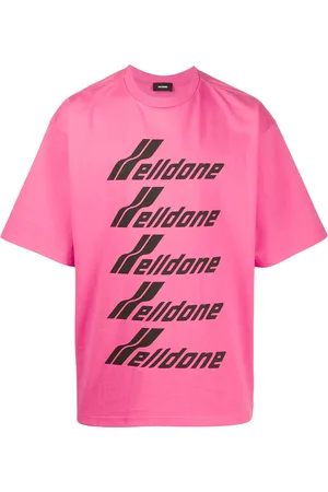 We11 Done Playera oversize con logo estampado