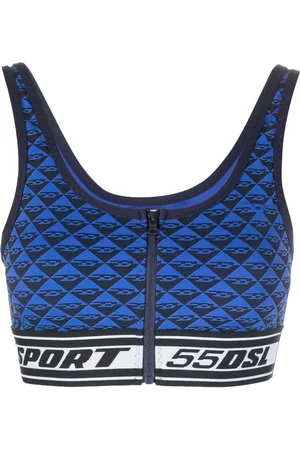 Diesel Bra deportivo con logo bordado