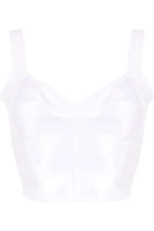 Dolce & Gabbana Cropped lace panel top