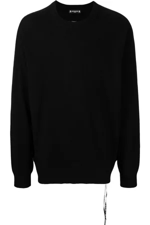 MASTERMIND JAPAN Suéter con cuello redondo y logo en intarsia