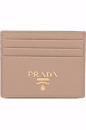 Prada Tarjetero compacto con logo