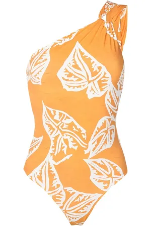 CLUBE BOSSA Traje de baño asimétrico con estampado gráfico