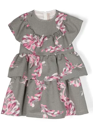 PUCCI Junior Vestido con estampado floral