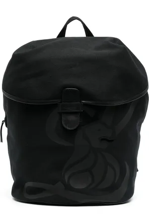 LEATHERSMITH OF LONDON Mochila con león estampado