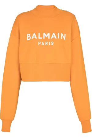 Balmain Sudadera con logo estampado