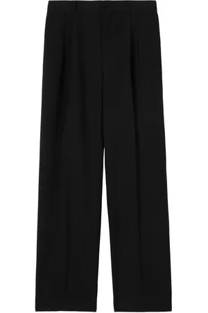 Burberry Pantalones anchos con pinzas