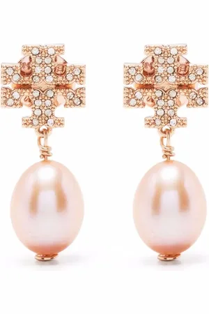 Tory Burch Aretes con madreperla