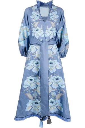 YULIYA MAGDYCH Vestido con motivo floral en jacquard