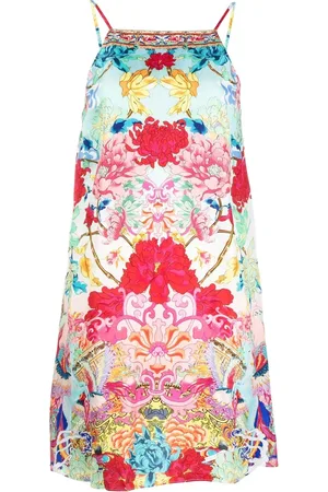 Camilla Vestido recto con estampado floral