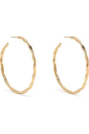 Dower and Hall Arracadas Waterfall en oro vermeil