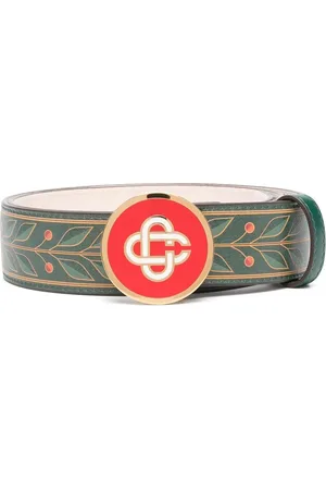 Casablanca Cinturón con placa del logo