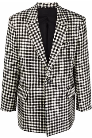 Ami Chamarra estilo blazer con motivo pied de poule