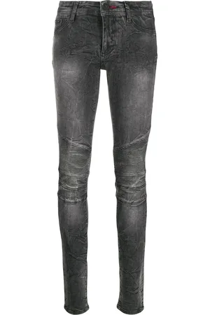 Philipp Plein Jeggins skinny con efecto lavado