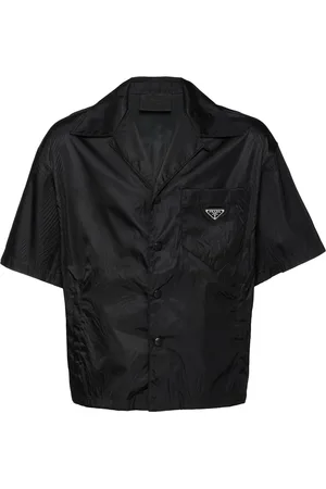 Prada Camisa corta de tejido aislante
