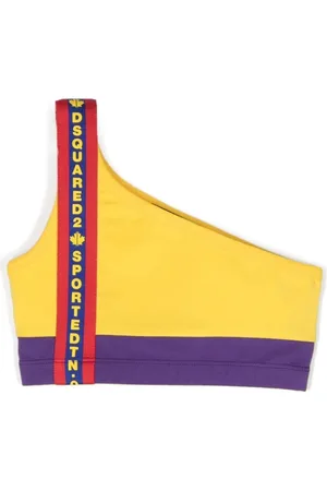 Dsquared2 Top corto con un hombro descubierto
